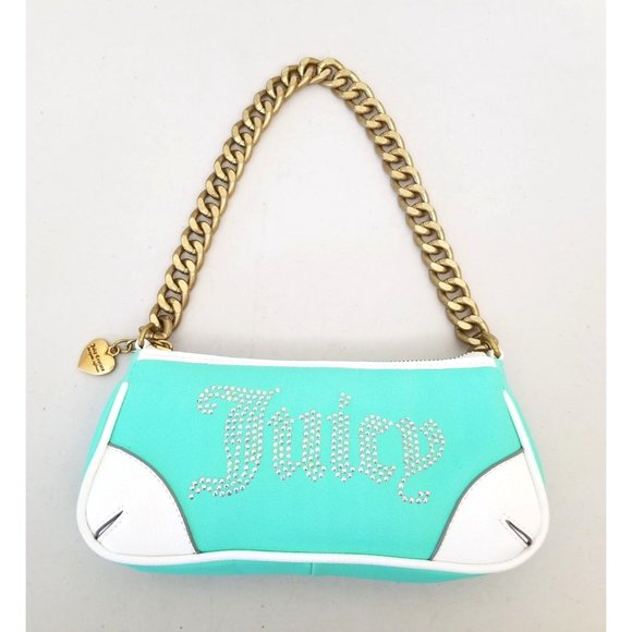 Juicy Couture X Urban Outfitters Y2K Icons Baguette Bag in Mint Green - Picture 2 of 5